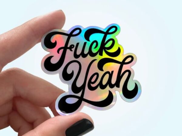 Holographic sticker